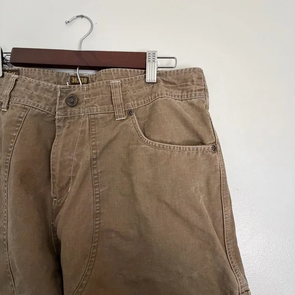 KÜHL Crag Series Men’s Hiking Pants 36x30 Brown Outdoor Work Utility - Picture 6 of 16